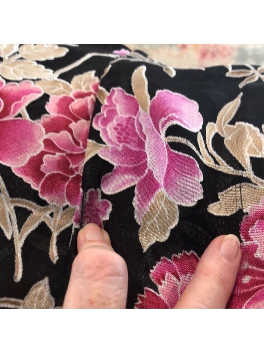 Alex Evenings Woman sheer floral evening jacket. Size 1X-2X. Wedding guest - Picture 7 of 10